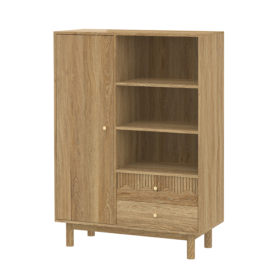 Calm Grain 1-Door 2-Drawer Sideboard